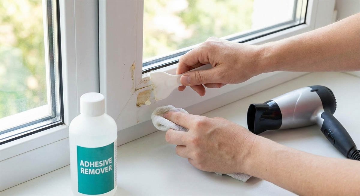 Jak vyčistit rámy plastových oken a skla